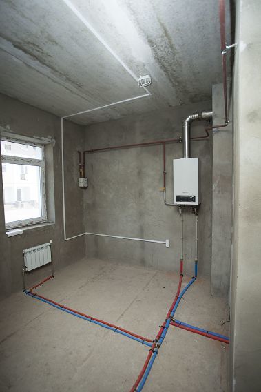 Первый этаж - топочная